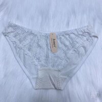Quần lót nữ JONES cotton  ren 002 - Trắng - XXL