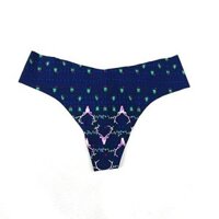 Quần lót nữ lọt khe cotton không lằn may Victoria's secret xanh navy ( TH30253 )