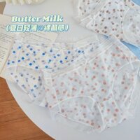 Quần lót nữ lụa phối ren siêu mỏng không lộ đường may , có lớp đáy kháng khuẩn - Nancy kho đồ lót nam nữ.
