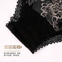 Quần Lót Nữ Ren Quyến Rũ Mùa Hè Siêu Mỏng Quần Short Học Sinh Cô Gái Thêu Rỗng Thoáng Khí Liền Mạch Cám Dỗ20250316