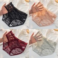 quần lót nữ su đúc đồ lót dùng 1 lần nữ Quần lót ren gợi cảm quần sịp thiếu nữ trong suốt không hằn kiểu siêu mỏng mùa hè thoáng khí giữa eo 100% cotton kháng khuẩn
