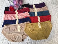 Quần lót nữ su đúc phối viền ren hoa cao cấp  - Ngũ sắc Từ 45 - 55kg