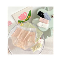 Quần Lót Nữ Su Tơ , Quần Chip Nữ Su Ren Lưới Siêu Mỏng , Mềm Mại, quyến rũ mã 2668