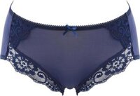 Quần Lót Nữ Thun Lạnh Phối Ren Mignon QN015 - Xanh Đen Size M - Màu Ngẫu Nhiên