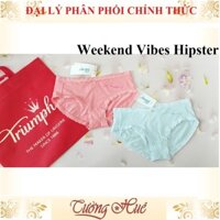Quần lót nữ Triumph Sloggi Weekend Vibes Hipster quần cotton in chữ.