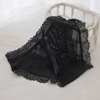 Quần lót ren cao cấp - Quần lót nữ lưới mềm mịn siêu thoáng mát 1026 - MÀU ĐEN - L 38-53kg