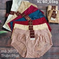 Quần lót ren gấm hoa cao cấp Thiên Phát XL 60_65kg cạp cao (mã 30173)