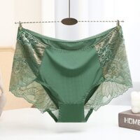 Quần Lót Ren Nữ Giữa Cao Cấp Gợi Cảm Cotton Nguyên Chất Băng Lụa Liền Mạch Kích Thước Lớn Modal Quần Đùi Quần Lót Nữ