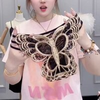 Quần lót ren ren [Quần lót in hình con bướm gợi cảm] Ưu đãi đặc biệt trong thời gian có hạn Phong cách mới Rỗng Cám dỗ thêu ren quần đùi nữ Q20250221