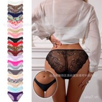 Quần lót ren tam giác cho phụ nữ, đáy cotton mỏng Pure Desire, quần short sexy mùa hè thấp 2023 mới cho phụ nữ