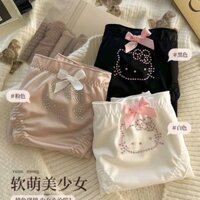 Quần lót Satin dễ thương mượt ngọt ngào Hello Kitty Quần lót mỏng