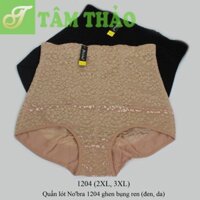 Quần lót Thái Lan No'bra 1204 ghen bụng ren màu da, đen