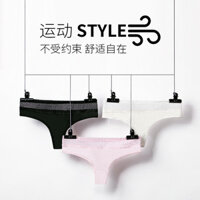 Quần lót thể thao cotton G-String T-Back sexy, đồ lót thể thao ren cho phụ nữ, mong muốn thuần khiết