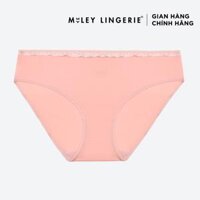 Quần Lót Thun Lạnh Viền Ren Comfort Miley Lingerie BMS - Hồng Nhạt - M