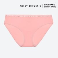 Quần Lót Thun Lạnh Viền Ren Comfort Miley Lingerie BMS - Hồng Đậm - S