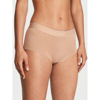 Quần lót Victoria's Secret Logo Cotton Boyshort - Praline, Size S