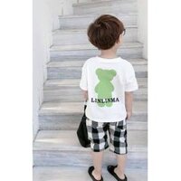 Quần lửng  kaki caro sọc