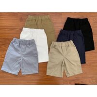 Quần lửng kaki thun size đại cho bé trai