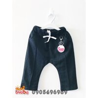 Quần lửng móc SUP cho bé trai 9-18kg (2 màu:đen+ghi)