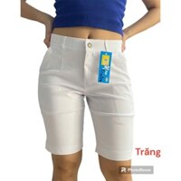 Quần lửng nữ kaki Chất co giãn 4 chiều, Quần lửng tới gối, quần ngố, Big Size (FULL SIZE 40-76kg)