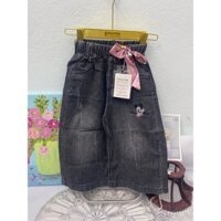 quần lửng xuông jean cho bé gái size đại hàng  xuất khẩu mềm mại xịn xò 27-38kg, quần lửng bò cho bé gái - LHkids