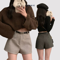 Quần mini short đùi dáng ngắn dạ nữ Yannie