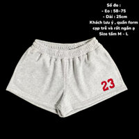 QUẦN MINI SHORT NỈ  - SHORT CẠP TRỄ SIÊU NGẮN THỂ THAO Y2K