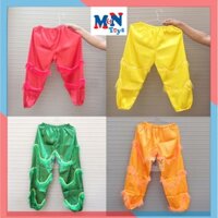 Quần múa lân trung thu cỡ đại cho người lớn dài 1m và 1,1m ( màu vàng, đỏ, xanh)