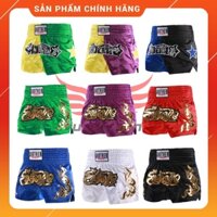 Quần Muay Thái Another Boxer Chính Hãng Muay Thai Short Chất Liệu Satin Cao Cấp QT