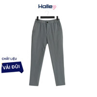 Quần Nam Dài Ống Suông Dáng Âu, Quần Vải Đũi Cao Cấp Hàng Đẹp HALLEY D1