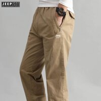 Quần nam JEEP SPIRIT 1941 ESTD, quần thẳng nam dáng rộng vừa vặn xuân thu thời trang ngoài trời cỡ lớn