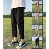 Quần Nam Kaki Basic Dáng Baggy Trơn Màu Phong Cách Trẻ Trung Thời Trang Zenkonu QUAN NAM 1000060V1 - Màu Đen.,S