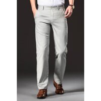 Quần nam kaki ống đứng phom dáng trung niên sang trọng