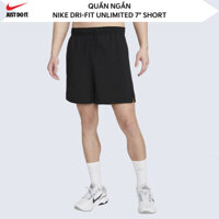 Quần ngắn nam nữ Unlimited Dri-FIT 7" Unlined Woven Short ; Quần đùi NIKE thể thao, chạy bộ, tập luyện, tập gym DV9340