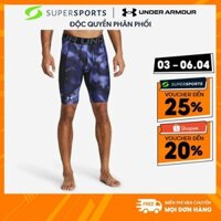 Quần Ngắn Nam Under Armour Heatgear Armour Printed - Tím  - 1383323-561