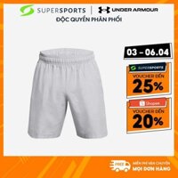 Quần Ngắn Nam Under Armour Woven Emboss - Xám  - 1377137-011