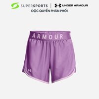 Quần Ngắn Nữ Under Armour Play Up 5" - Tím  - 1355791-560
