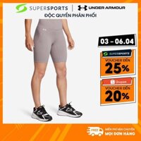 Quần Ngắn Nữ Under Armour Motion Bike - Xám  - 1377088-015