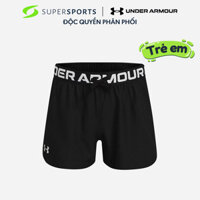 Quần Ngắn Thời Trang Bé Gái Under Armour Play Up - Đen  - 1363372-001