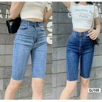 Quần ngố jean co giãn ôm dáng QJ105  ྇