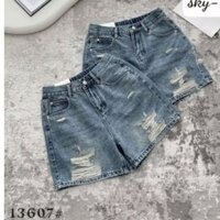 Quần ngố jeans cạp chun sau hàng QCL1