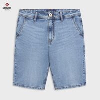 Quần Ngố Nam GENVIET JEANS Vải Denim Dáng Col Cơ Bản, Cạp Thấp, Co Giãn Tốt S251.G.TQ3103J08923