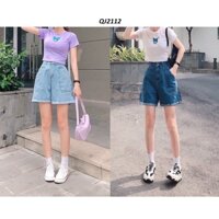 Quần Ngố Nữ Dáng Rộng Hai Túi Nỗi QJ2111