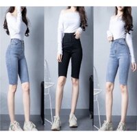 Quần Ngố Nữ Jeans Co Giãn Ôm Dáng QJ104