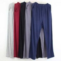 Quần ngủ nam modal, quần dài phong cách mỏng, quần thể thao cỡ lớn, quần thường ngày 25.04.01