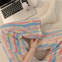 Quần ngủ nữ mới bong bóng quần cotton dễ thương ngọt ngào hoạt hình trong quần nhà