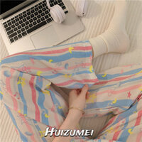 Quần ngủ nữ mới bong bóng quần cotton dễ thương ngọt ngào hoạt hình trong quần nhà