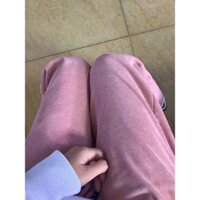 Quần Nhung Gân Ống Suông Dài Form Rộng Lưng Thun Unisex Nam Nữ - Liph Store - Hồng