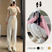 Quần Nỉ Bo Gấu Nữ Chất Nỉ Tăm Dày Dặn Mềm Mại Giữ Ấm, Quần Jogger Unisex Cạp Chun Tôn Dáng Thời Trang Basic H-Store [05]