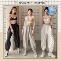 Quần Nỉ dáng boom jogger unisex dáng trơn cạp chun chất da cá siêu hack dáng